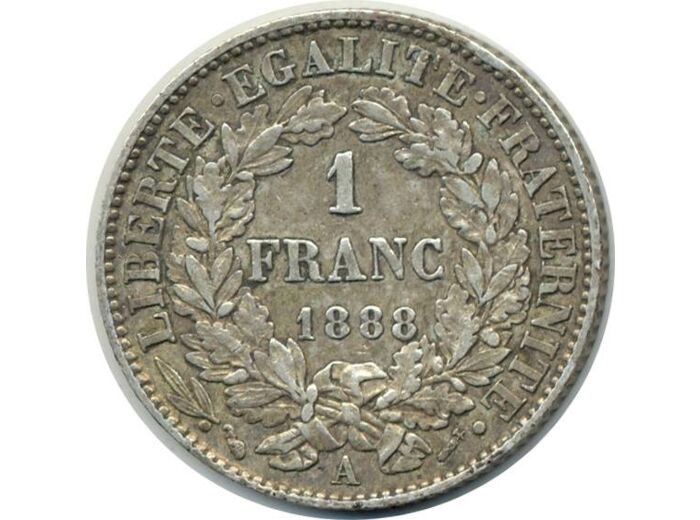 FRANCE 1 FRANC CERES 1888 A etat TTB (G465a)