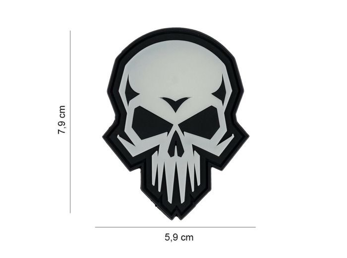 Patch 3D Crâne Psycho
