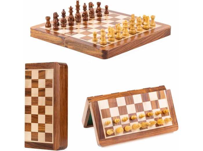 Jeu d'échecs - Pliable et magnétique 18 cm