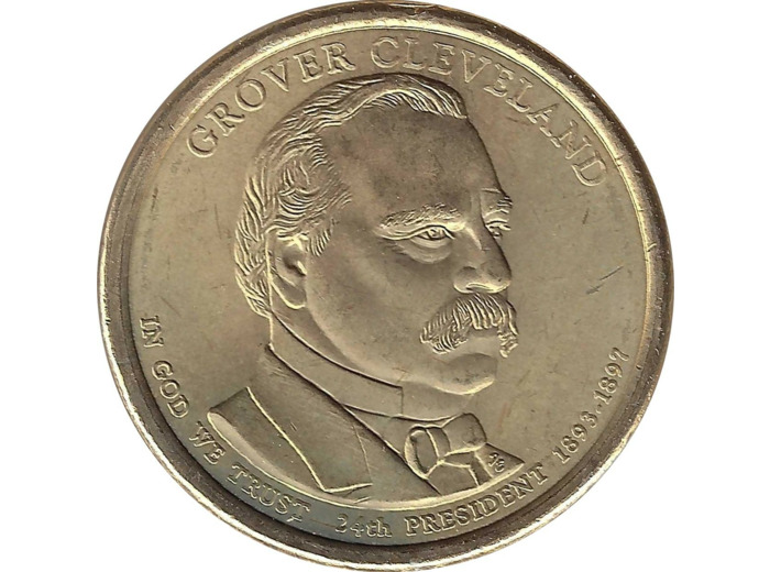 AMERIQUE (U.S.A) 1 DOLLAR 2012 D GROVER CLEVELAND 2nd Mandat SUP-