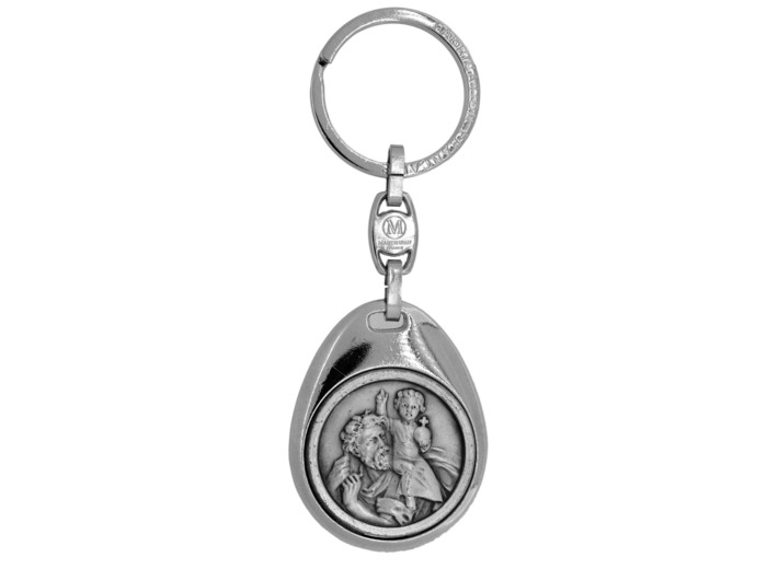 Porte-Clefs en Métal 40mm - ST CHRISTOPHE GALET