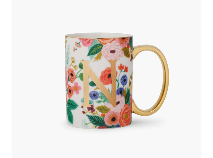 Mug Garden Party Lettres N - Rifle Paper Co