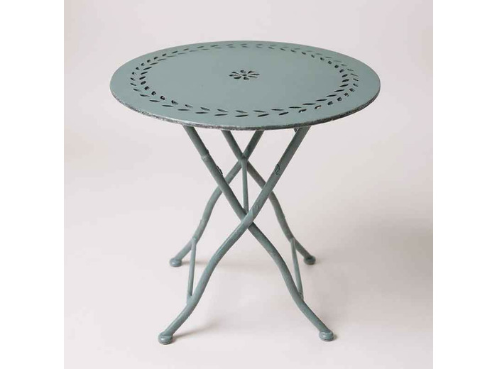Table de jardin fer 60x60x72cm