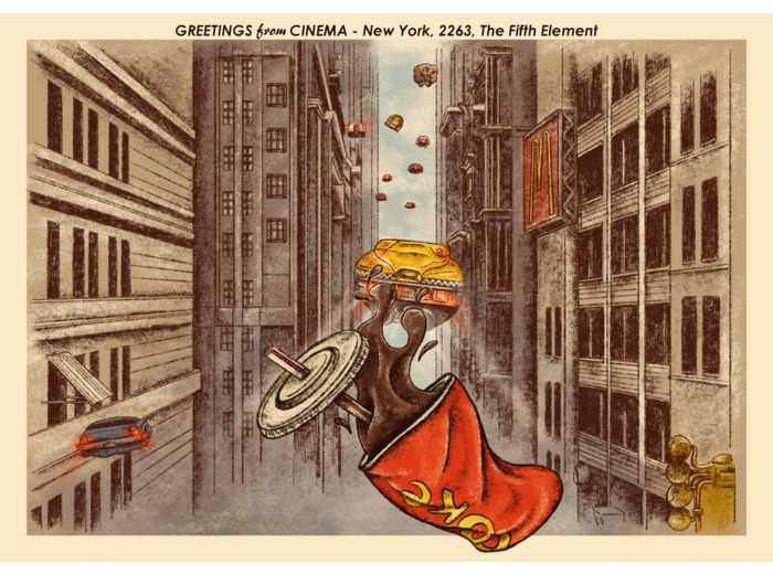 Carte Postale: New-York - 2263 - The-Fifth-Element