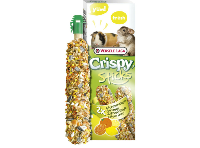 Crispy Sticks agrumes cobayes & chinchillas - 2x55g