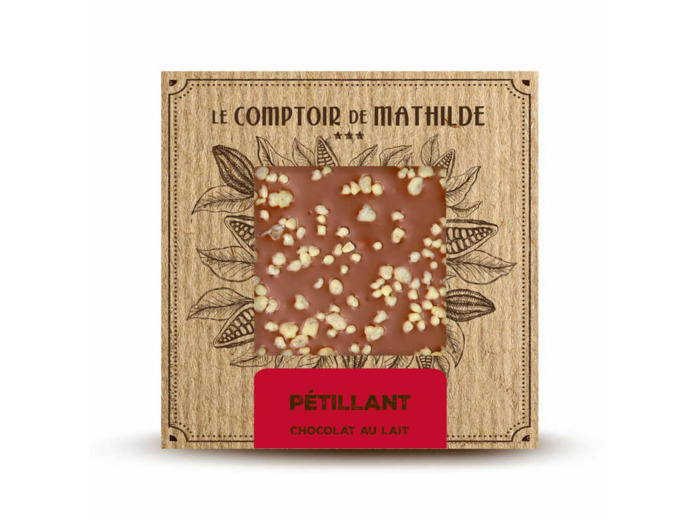 Tablette Pétillant - Chocolat lait - 80G