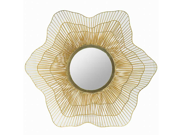 Miroir étoile solaire ondulant 69x69x6cm