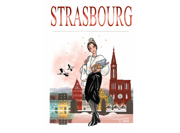 Strasbourg - affiche, carte