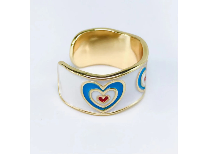 Bague Femme Originale émaillée