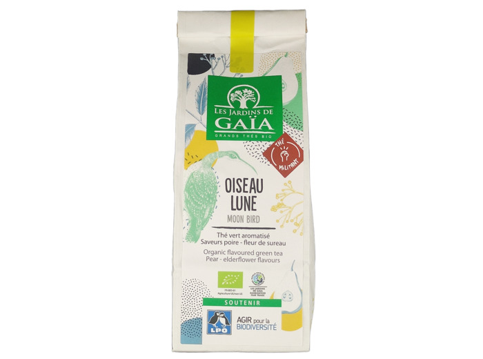 Thé Vert Aromatisé Oiseau lune 100g Bio