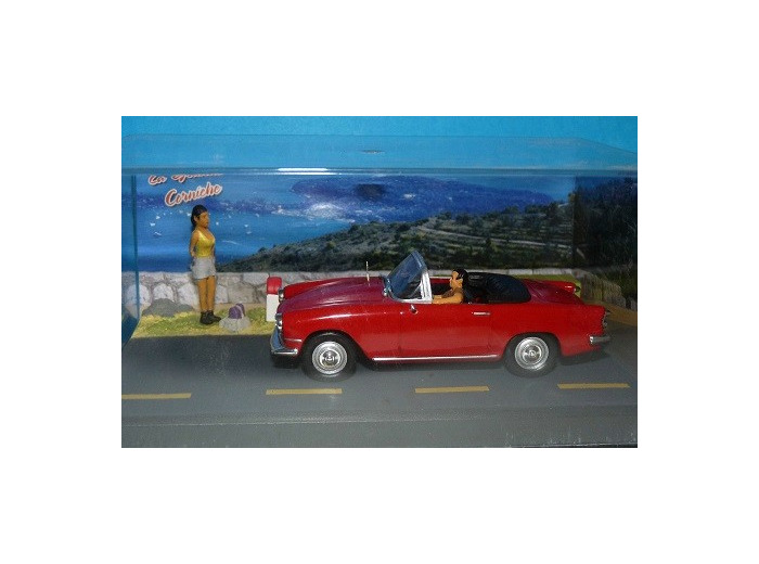 SIMCA OCEANE LA ROUTE BLEUE L'AUTO-STOPPEUSE 1/43 BOITE D'ORIGINE