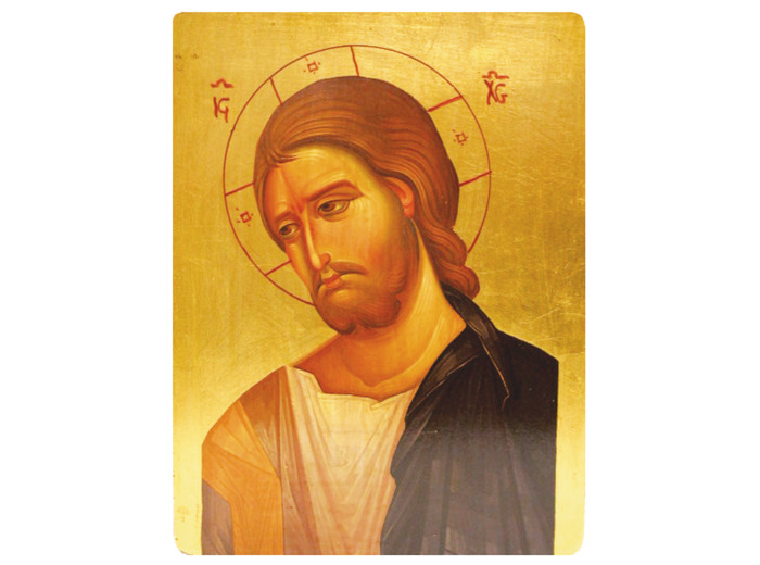 Icône plate MDF 10*14cm - CHRIST MISERICORDE