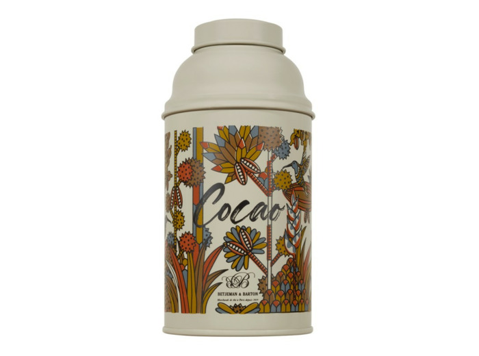 Boîte à thé biberon 100gr décor mexicain cocao