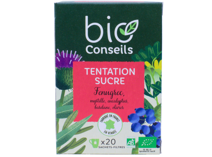 Infusion Tentation Sucre 20 Sachets Bio
