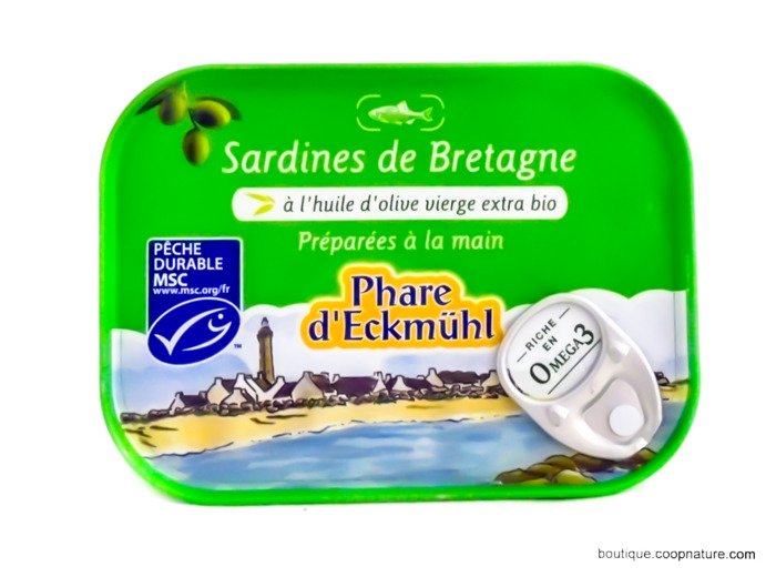 Sardines de Bretagne à l'Huile d'Olive 135g