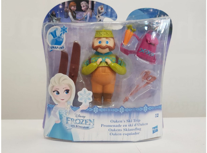 FROZEN LITTLE KINGDOM LA REINE DES NEIGES PROMENADE EN SKI D'OAKEN HASBRO