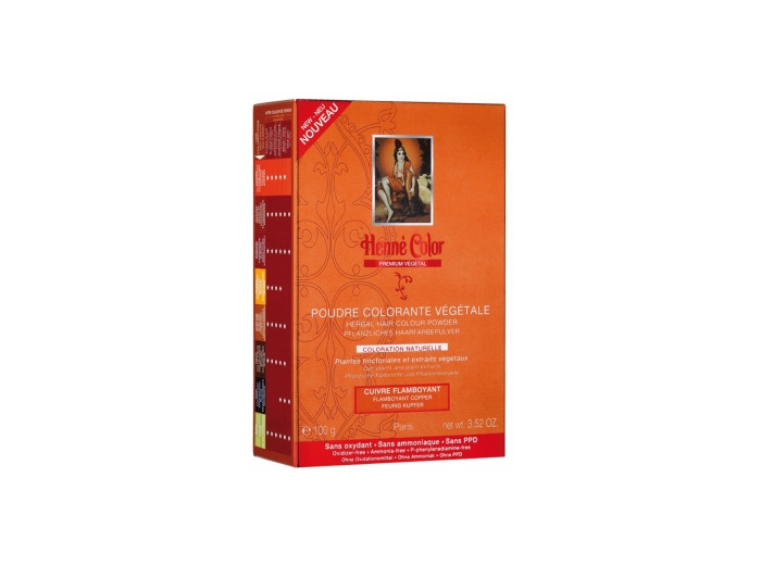 Poudre colorante végétale Cuivré Flamboyant 100gr