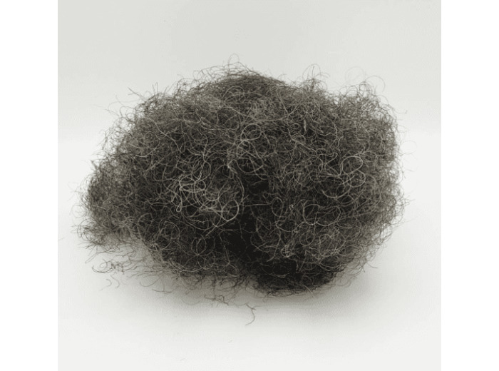 Crin animal gris 10kg cardé CRINAN10KG