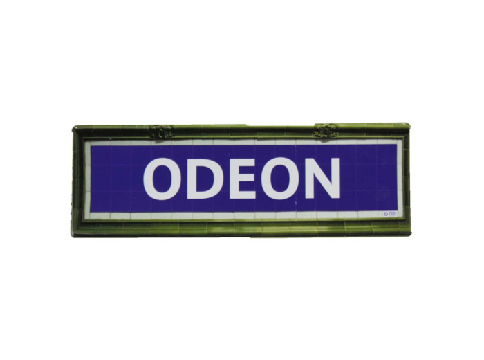 Mini plaque métro Odéon