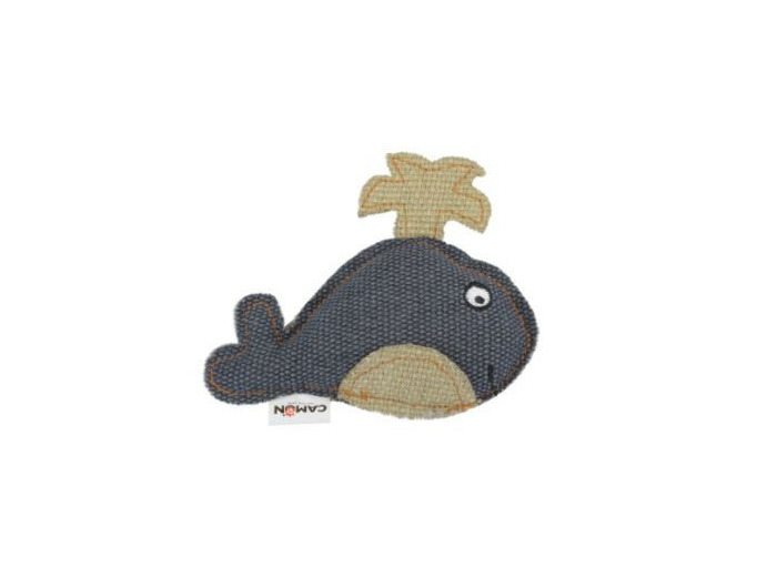 Jouet baleine en jute pour chat