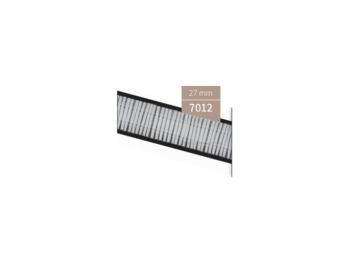 Ruflette multipoches 27mm au mètre 7012/BC2/ML