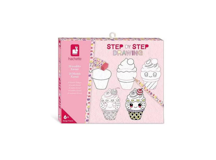 Janod - Step by Step Drawing - Apprendre à dessiner - 20 Modèles Kawaii