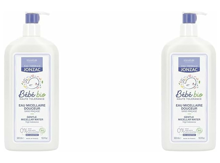 Eau micellaire douceur BB 500ml Jonzac Bebe Bio