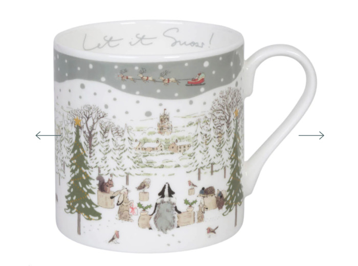 Mug de Noël Sophie Allport Festive Scene