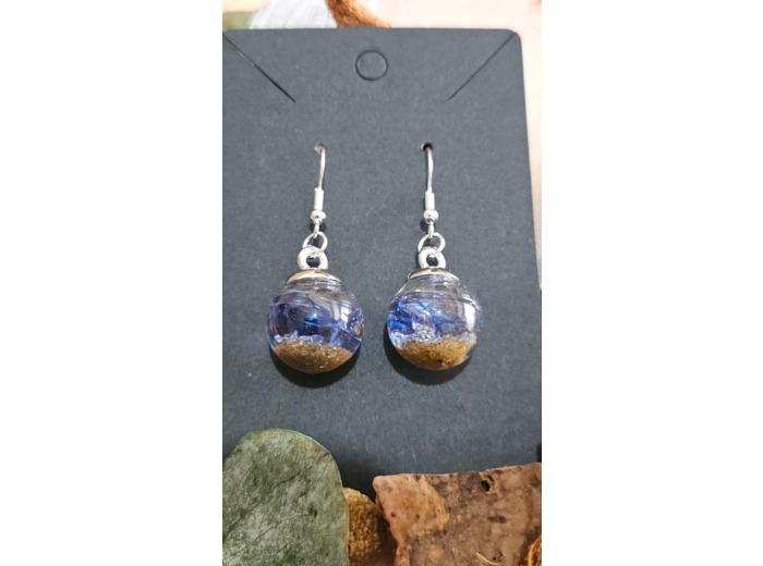 Boucles d'oreilles "Bulles de fantaisie"