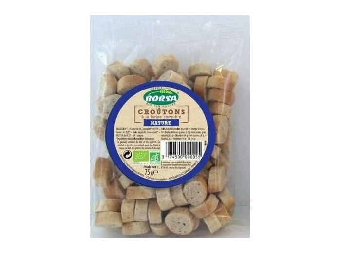 CROÛTONS BLE COMPLET NATURE 75G GIE PASQUIER-BORSA