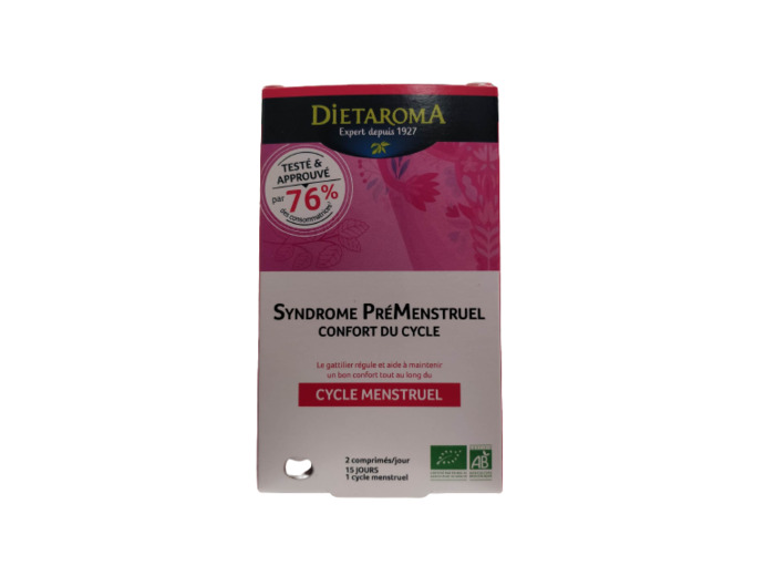 Syndrome PréMenstruel-confort du cycle-15jours-Dietaroma