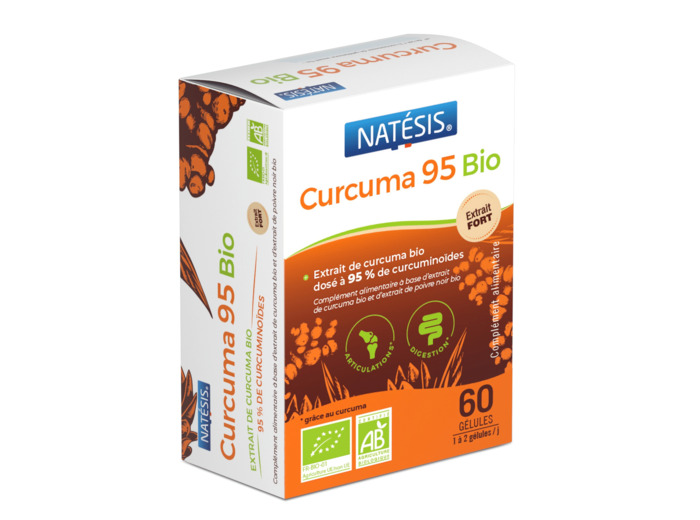 Curcuma 95 Bio 60 gélules