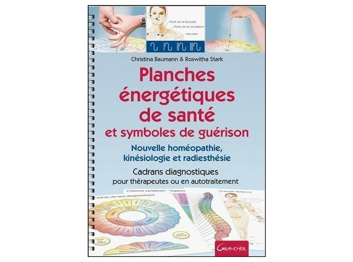 Planches énergétiques de santé et symboles de guérison - Nouvelle homéopathie, kinésiologie et radiesthésie. Cadrans diagnostiques pour thérapeutes ou en autotraitement