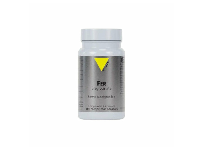 Fer Bisglycinate 27mg-100 comprimés-Vit'all+