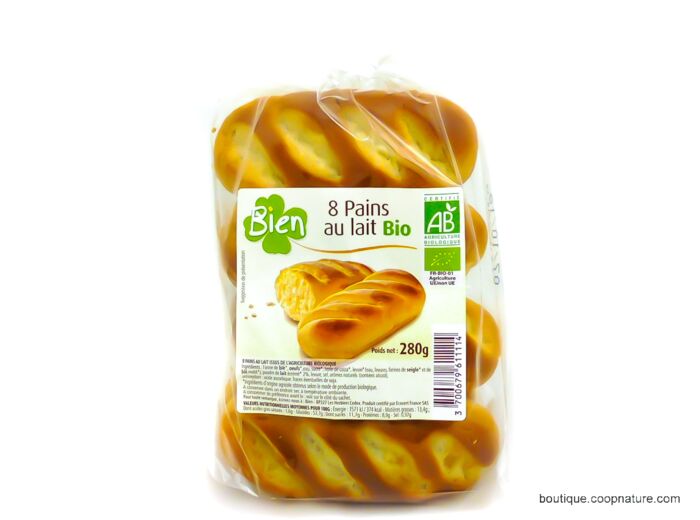 Pains au lait Bio 280g