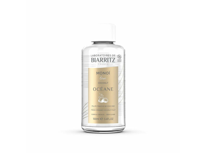 Monoï et Coco Bio 100ml – Laboratoires de Biarritz