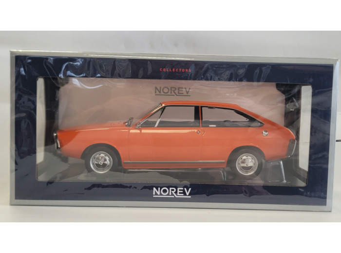 RENAULT 15 TL 1971 ORANGE NOREV 1/18 BOITE D'ORIGINE NEUF
