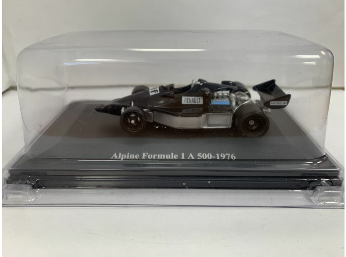 RENAULT ALPINE FORMULE 1 A 500 1976 NOIR 1/43 BOITE D'ORIGINE
