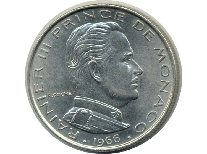 MONACO 1 FRANC 1966 TTB+ (MC150)