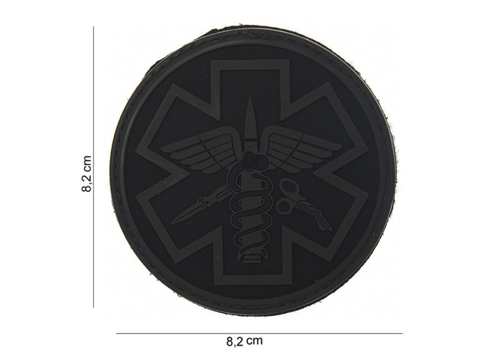 Patch 3D PVC Para Medic (noir)