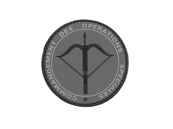 Patch 3D PVC COS (gris)