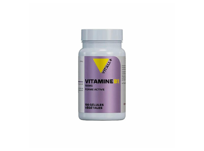 Vitamine B1 100mg – 100 gélules | Vit'all+