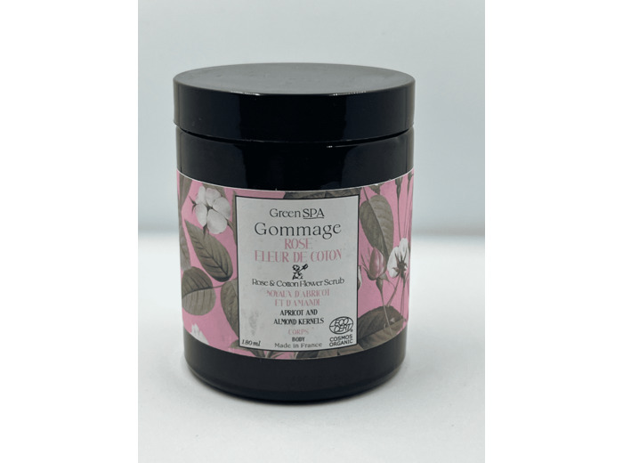 Gommage corps Rose Fleur de coton