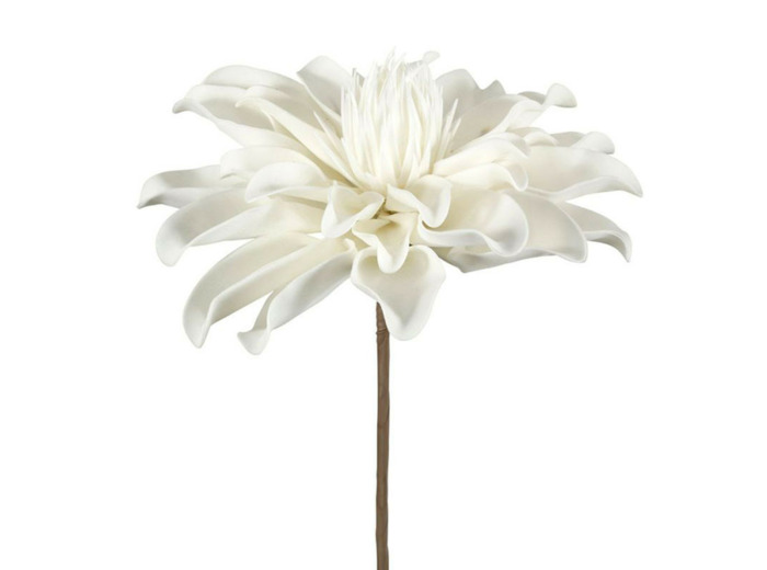 Fleur Artificielle Nenia Blanche en Polyéthylène Haute Tige 95cm