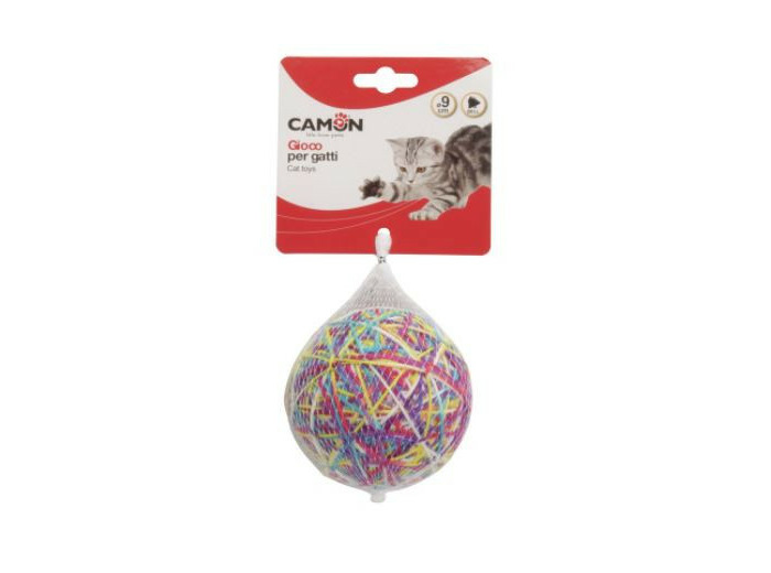 Jouet "Pelote de laine" pour chat - Ø9cm