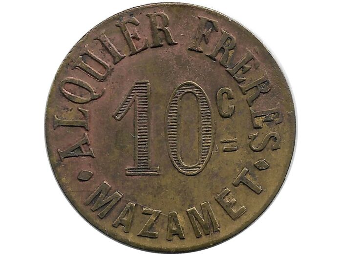 81 TARN - MAZAMET 10 CENTIMES 1917 TTB+