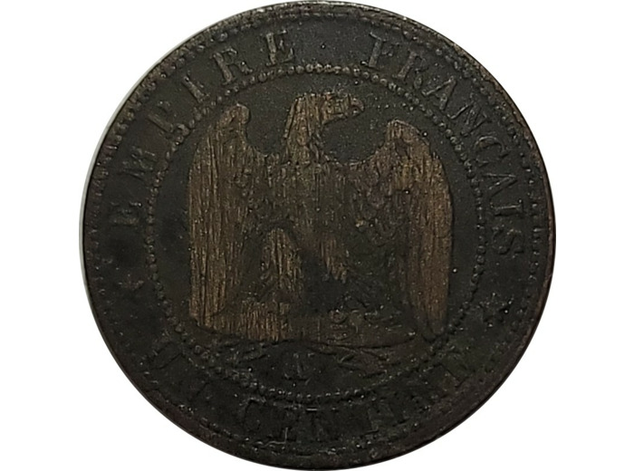 FRANCE 1 CENTIME NAPOLEON III 1854 A (Paris) TB (G86)