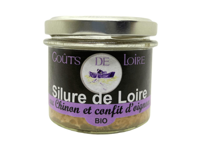 Rillettes de silure de Loire au vin de Chinon & Confit d'oignons