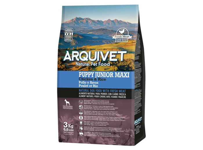 Croquettes ARQUIVET Puppy Junior Maxi  - 3KG