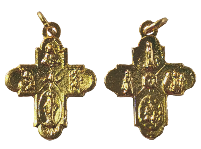 Croix en Métal Doré 3cm - MULTISAINTS